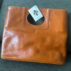 Brown Leather Tote Bag